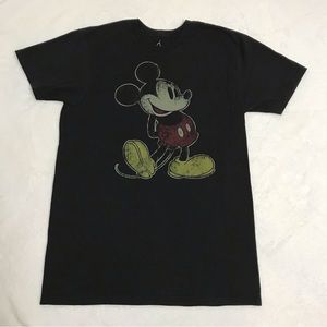 Disneyland Mickey Mouse black cotton t-shirt. Women’s size Small